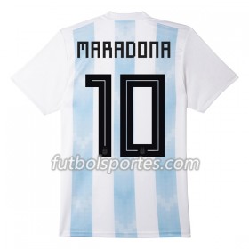 Camisetas Argentina Maradona 10 Primera Equipacion Mundial 2018